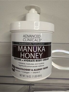 Advanced Clinicals Manuka Honey Restore + Hydrate Body Cream